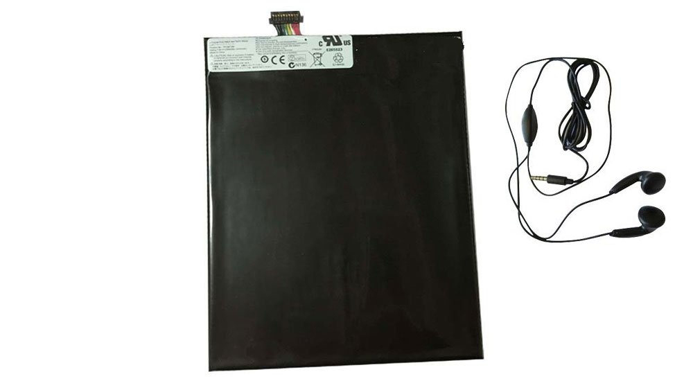 amsahr FPCBP388-03 Ersatzakku Fujitsu FPCBP388, Stylistic M532 Tablet, FPB0288 (7.4V, 23Wh, 3050mAh) - Inklusive Stereo-Ohrhörer schwarz