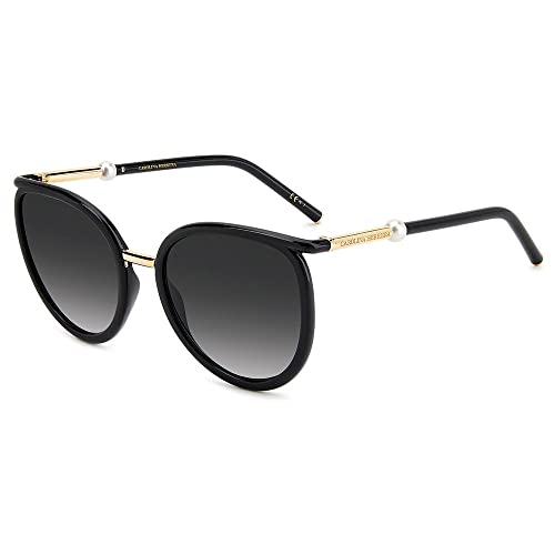 Carolina Herrera Unisex Her 0077/s Sunglasses, 807/9O Black, 59