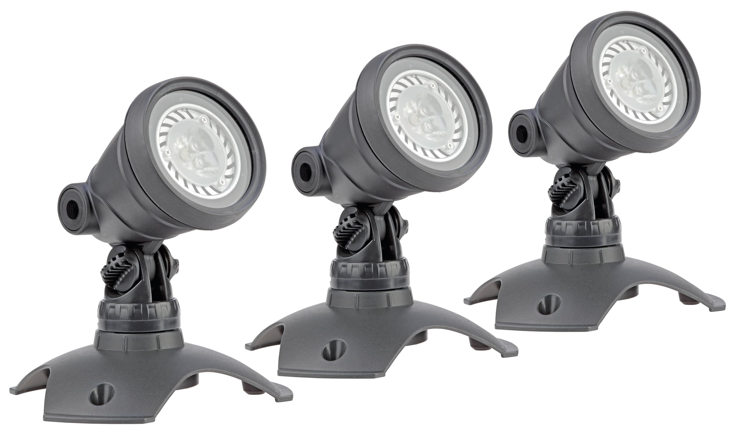 OASE 57035 LunAqua 3 LED Set 3 - Unterwasserbeleuchtung und Gartenbeleuchtung mit warmweißen Lichtakzenten, ideal für Gartenteich, Schwimmteich, Fischteich, Pool, Brunnen und Außenbereich