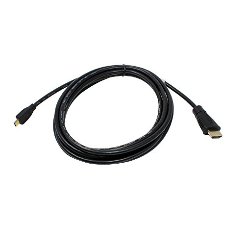 Lumix DMC-TZ81, HDMI Kabel, 19polig, Ethernet, Audio Rückkanal, 3D, DSC fähig, 3Meter, 2160p/24Hz, Full HD 3D, ethernetfähig, HDMI (Typ: A-Stecker) zu Micro HDMI (Typ: D-Stecker)