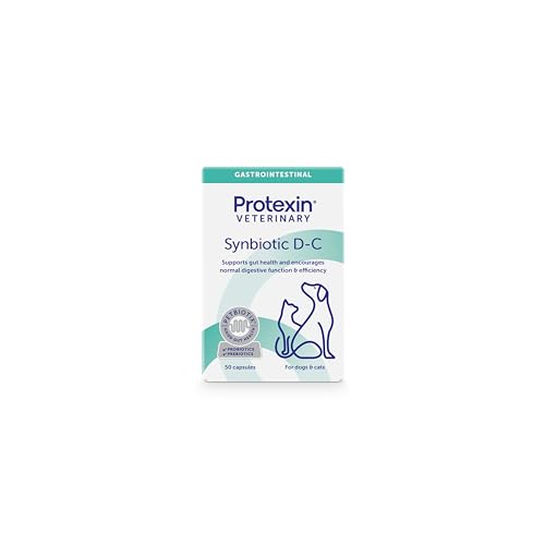 Protexin Synbiotic D-C 50 Kapseln. Für Hunde und Katzen