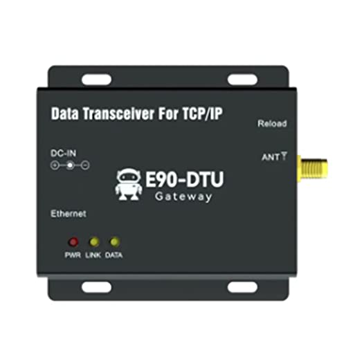 SAHROO Transparentes Modul Übertragungsmodul E90-DTU(900SL30-ETH) LoRa 868MHz 915MHz 30DBm SX1268 Ethernet Wireless Modem