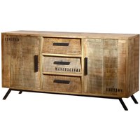 Sideboard aus Massivholz naturfarben