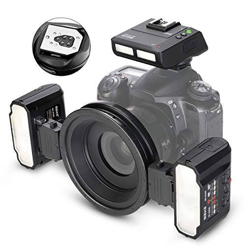 Meike MK-MT24II 2.4G Wireless Makro Close-up Twin Lite Flash Fit für Canon EF-Mount RF-Mount Digital SLR Kameras