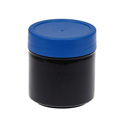 35ml Probendosen Schraubdeckeldosen Schraubdosen Cremedosen, Anzahl:100 Stück, Farbe:DoDe schwarz/blau