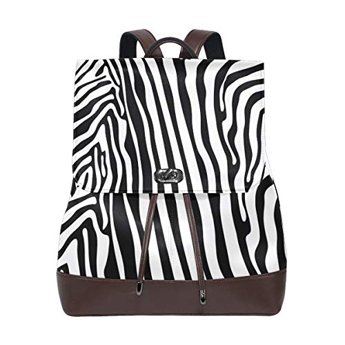 FANTAZIO Rucksack Zebra Muster Reisetasche