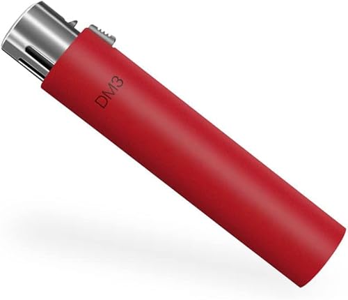 Inline Mikrofon Vorverstärker, Mic Booster Vorverstärker für Dynamische und Passive Bändchenmikrofone (Rot)