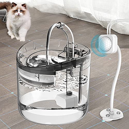 LvSenLin Intelligente Katze Wasserbrunnen Mit Wasserhahn Hund Wasserspender Transparent Trinker Pet Trinkende Filter Feeder