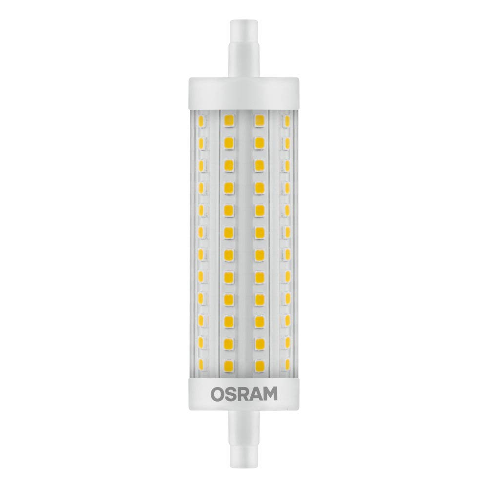 OSRAM LED Stablampe mit R7s Sockel, LED-Röhre mit 15 W-Glühbirne, Ersatz für 125W-Glühbirne, Warmweiß (2700K), 10er-Pack