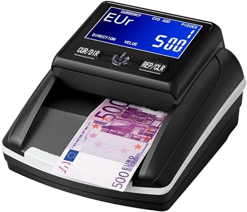 Stanew Handheld-Fälschungsdetektor，Währungszähler mit wiederaufladbarer Batterie im Lieferumfang enthalten,für gefälschte Euros, Dollars, britische Pfundnoten。Schnelle Überprüfungsgeschwindigkeit