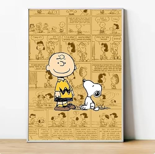 MZlier Puzzlespiele 1000 Stück S-Snoopys Cartoon Comics Kinder Geschicklichkeitsspiel für die ganze Familie, Home Dekoration Puzzle G1201819A(29.52inX19.68in)