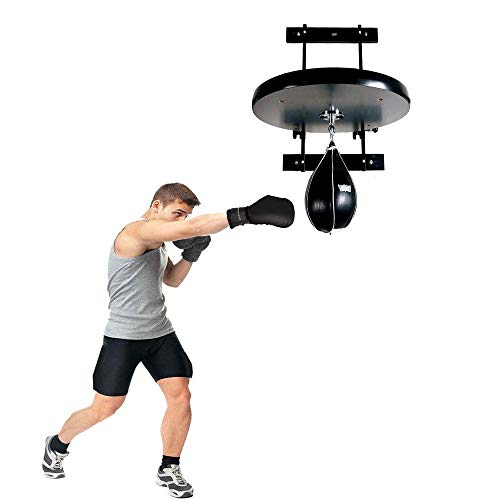 Verstellbares Speedbag-Plattform-Set mit robustem MMA-Boxsack, Boxständerhalterung und Speedball