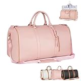 Lucshy Travel Bag, Travelher Foldable Clothing Bag, Versatile Tashlo Travel Bag, Tashlo Travel Garment Duffle Bag (Pink)
