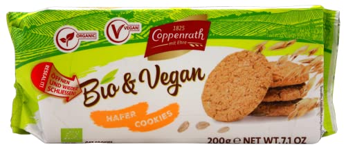 Coppenrath Bio & Vegan Hafer Cookies, 7er Pack (7 x 200g)