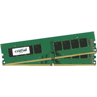 Crucial - DDR4 - 16 GB : 2 x 8 GB - DIMM 288-PIN - 2400 MHz / PC4-19200 - CL17 - 1.2 V - ungepuffert - nicht-ECC (CT2K8G4DFS824A)
