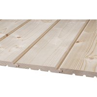 Profilholz Fichte/Tanne, B-Sortierung, Softlineprofil 4000 x 146 x 19 mm