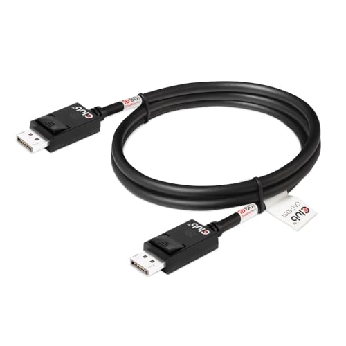 Club3D CAC-1091 DisplayPort™ 2.1 Bi-Direktionales VESA DP80 zertifiziertes Kabel 4K120Hz, 8K60Hz oder 10K30Hz St/St 1.2m