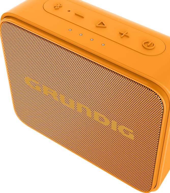 Grundig GBT Jam Orange - Bluetooth Lautsprecher, 30 Meter Reichweite, mehr als 30 Std. Spielzeit