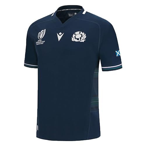 Scotland RWC 2023 Home Replica Rugby Football Soccer T-Shirt Trikot