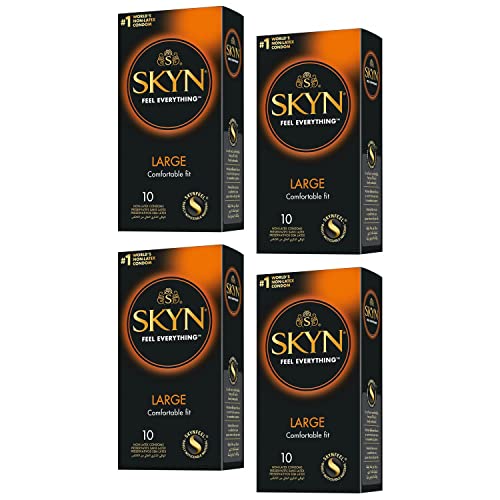 Skyn - 40 Stück Kondome ohne Latex von King Größe – Komfortable Passform