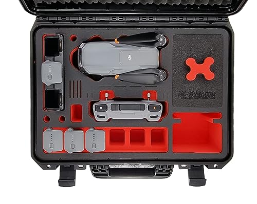 MC-CASES® Koffer speziell passend für die Neue DJI Air 3 - unsere Explorer Edition - mit viel Platz für Zubehör - Made in Germany