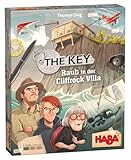 HABA 305543 - The Key – Raub in der Cliffrock-Villa, detektivisches Krimi-Spiel für 1–4 Spieler ab 8 Jahren, Familienspiel mit umfangreichem Spielmaterial und Lösungskontrolle
