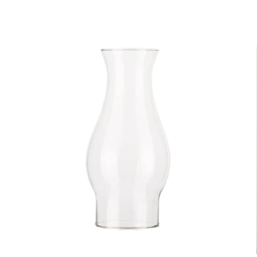 Glasöllampe transparente Schornsteinersatz -Trichterschild - Lampenschirm for herkömmliche Vintage -Öllampe und Beleuchtung (Size : E)