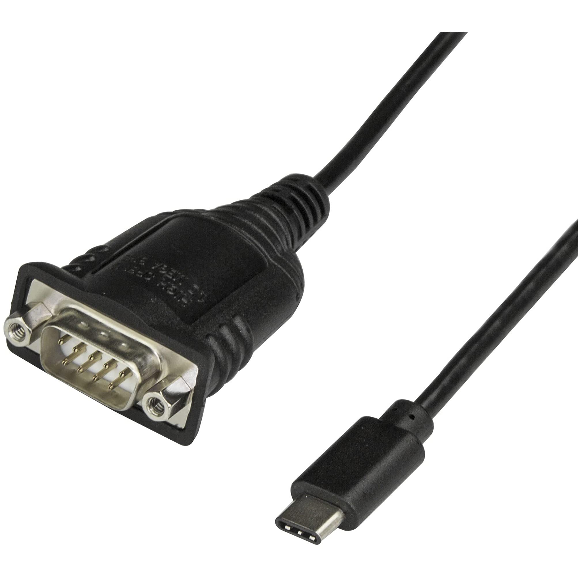 StarTech.com USB-C zu seriellem Adapterkabel 40 cm - USB C zu RS232 Kabel - USB Typ C auf DB9 Kabeladapter - Windows / MacOS / Linux kompatibel