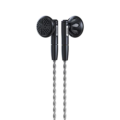 FiiO FF5 Dynamic Driver In-Ear-Kopfhörer auf Karbonbasis, klarer Klang und breiter Soundstage mit 3,5 mm/4,4 mm MMCX-Kabel, Aluminiumgehäuse