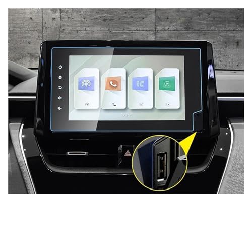 Für Toyota Für Corolla Für Kreuz Für XG10 2021 2022 2023 Auto GPS Navigation Screen Protector Gehärtetem Glas Film Anti-Scratch Navigation Schutzfolie (Size : 8 Inch HD)