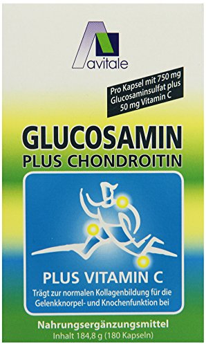 Avitale Glucosamin 750 mg + Chondroitin 100 mg Kapseln, 180 Stück, 1er Pack (1 x 185 g)