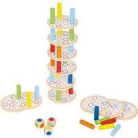 New Classic Toys 10809 Neues Classic Toys Turm-Balance-Spiel, Multi Color