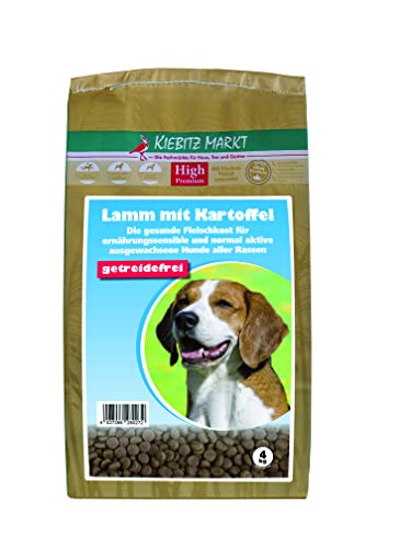 Kiebitzmarkt High Premium Hundefutter Trockenfutter Lamm mit Kartoffel getreidefrei (4 kg)