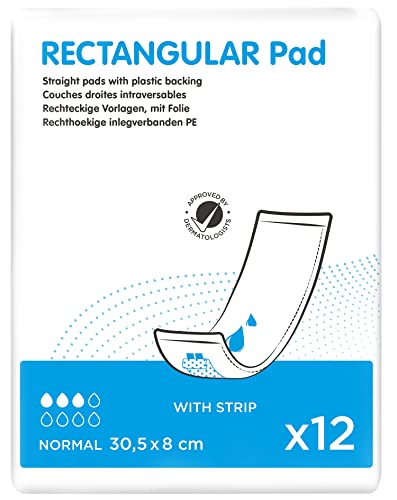 iD Rectangular Pad Normal with Strip - (30,5X8 cm) - Ontex Inkontinenzvorlagen auf Rezept und Privat