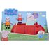 Peppa Pig Peppa’s Adventures Peppas rotes Familienauto Vorschulspielzeug, Sprache und Soundeffekte, enthält 2 Figuren, ab 3 Jahren geeignet