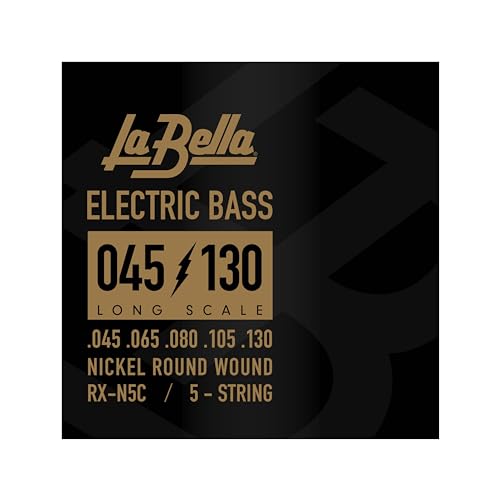 La Bella RX-N5C Bass Rx Nickel-Plated Steel, 5-string