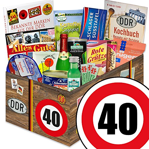 Spezialitäten Korb / DDR Box XXL / Geburtstag 40 / Geschenkset Frau