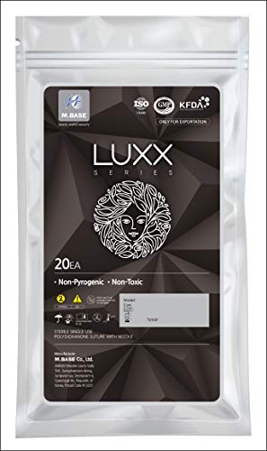 Luxx Innovative Mold Cutting PCLLA(=PCL + PLLA) Thread Face V-Lifting/Mold Cutting/Blunt CL/CW/Double Cog Type/20Pcs(1 Pack)/Made in Korea (18G100/170 M1 CW)