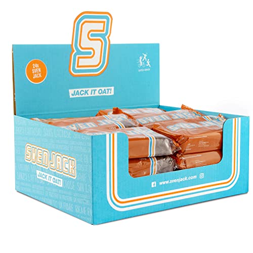 Energy Cake – Schoko-Mandel 24x 125g (3kg) - Original Energieriegel & Haferflocken Flapjack mit langkettigen Kohlenhydraten, weniger Zucker & mehr Energie für den Alltag - Fitness Cake & Oatmeal