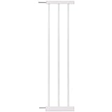 KIDIMAX Treppenschutzgitter Erweiterung (Verlängerung) 20 cm, steckbarer Gitter Aufsatz für Treppenschutz, weiß