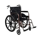 Rollstuhl Mobiler Rollstuhl Leichter Rollstuhl Manueller Rollstuhl Klapprollstuhl für behinderte Hemiplegie Senioren zu Hause Reiseroller Selbstfahrende Rollstühle