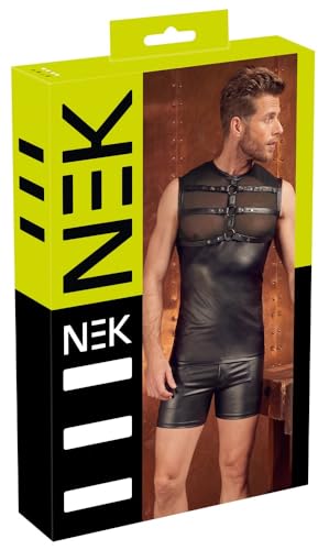 NEK Herren Top-21615161721 Top, Schwarz, L