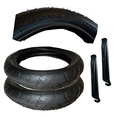 2 Stück Reifen Mantel 280 x 65-203 mit Montagehebel