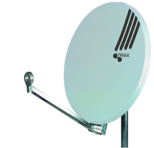 Triax HIT FESAT 65 Grau – Antenne 36 dBi, 10,7 – 12,75 GHz, 15 – 45 °, 21,3 °, 670 mm, 715 mm