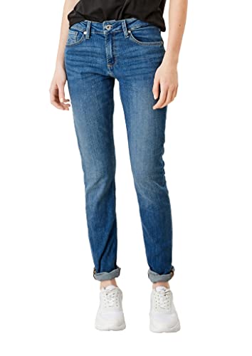 Q/S designed by Damen 45.899.71.3241 Slim Jeans, Blau (Blue Denim Medium 56z4), No Aplica (Herstellergröße: 44/32)