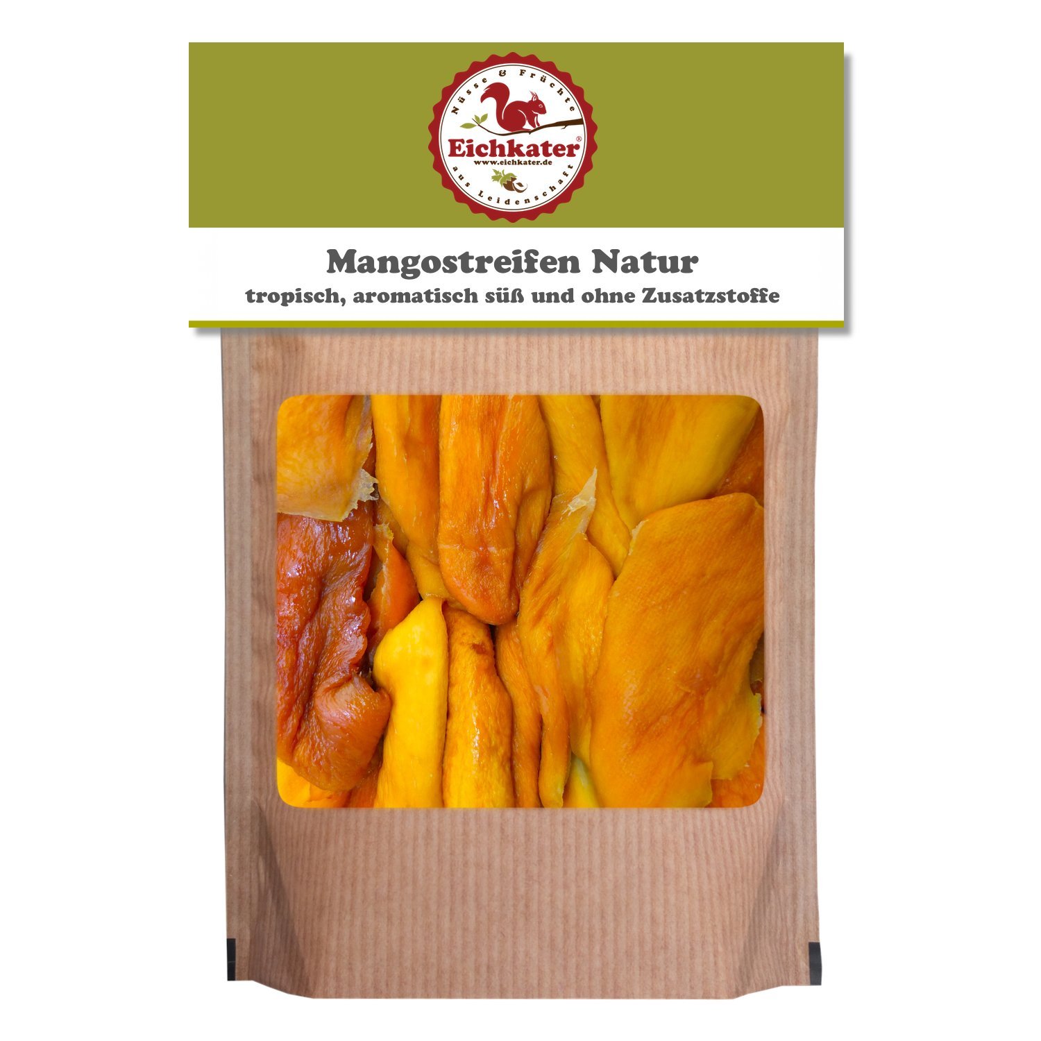 Eichkater Mangostreifen Natur 6er-Pack (6x250 g)