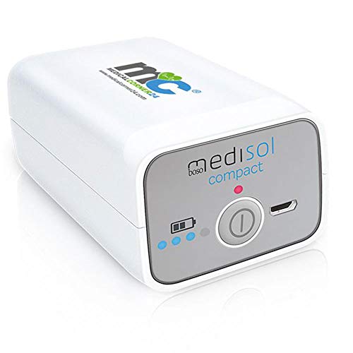 Medicalcorner24 mobiler Inhalator medisol compact Tiefeninhalator mit Tasche