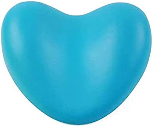 Wannenkissen, Kernschwamm Herzförmiges Kissen, Wannenkissen,Blau,20 * 16 * 8cm,Improve9