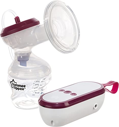 Tommee Tippee 423626 "Made for Me" elektrische Brustmilchpumpe, transparent, 475 g