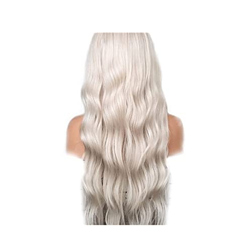 XXZY Echthaar-Perücken für Damen, langes glattes Haar, um die Gesichtsform zu ändern, geeignet für tägliche Cosplay-Party-Mädchen-Perücken